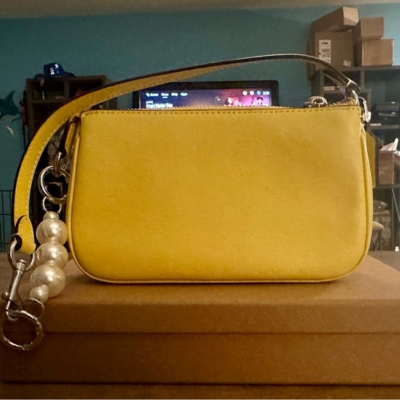 Coach Leather Nolita 19 Handbag in Silver/Daisy - Picture 5 of 16